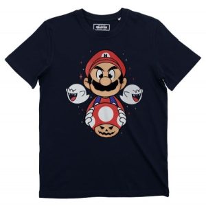 T-shirt Scary Mario – Personnage Nintendo Deguise Halloween