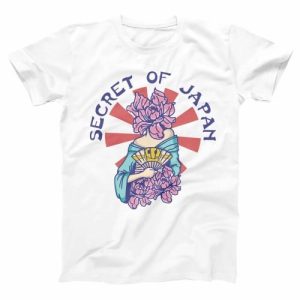 T-shirt Secret Of Japan – Tshirt Geisha Mysterieuse