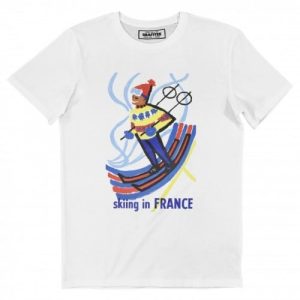 T-shirt Skiing in France