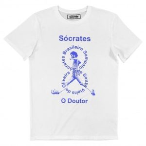 T-shirt Socrates le Docteur – Tshirt Milieu de Terrain Bresilien T-shirt Socrates le Docteur – Tshirt Milieu de Terrain Bresilien