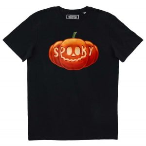 T-shirt Spooky – Citrouille Halloween Illustration Main