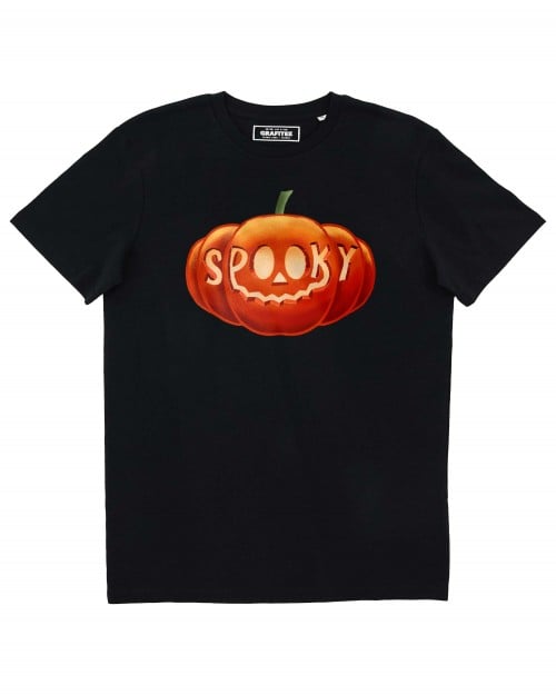 T-shirt Spooky – Citrouille Halloween Illustration Main