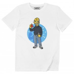 T-shirt Steve Jobs Simpsonized – Caricature a la maniere T-shirt Steve Jobs Simpsonized – Caricature a la maniere