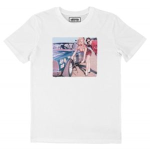 T-shirt Stock Car – Photo Vintage Sports Mecaniques US