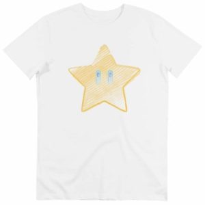 T-shirt Super Etoile Mario – Tshirt Etoile Jaune Mario