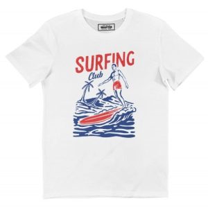 T-shirt Surfing Club – Illustration Vintage Surf