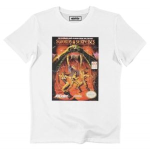 T-shirt Swords and Serpents – Tee-shirt Kitsch Retrogaming