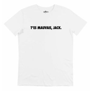 T-shirt T’es Mauvais Jack – Phrase Culte OSS 117