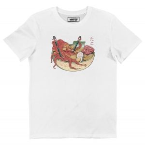 T-shirt Tako Ramen Soupe de Poulpe Japonaise