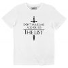 T-shirt The List – Phrase Drole Game Of Thrones