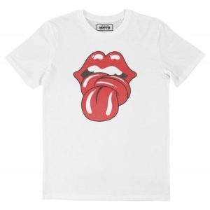 T-shirt The Rolling Tongs  Parodie Logo Rolling Stones
