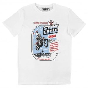 T-shirt The Stunt Cycle Show – Tshirt Moto-Cross Vintage