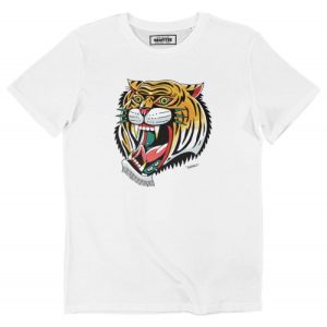 T-shirt Tiger – Tshirt Tete de Tigre Coloree