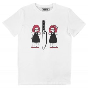 T-shirt Twins Knife – Soeurs De Marge Simpson