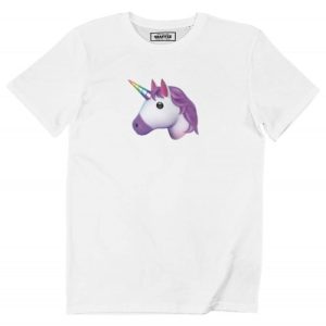 T-shirt Unicorn Face – Tee-shirt Tendance Emoji Licorne