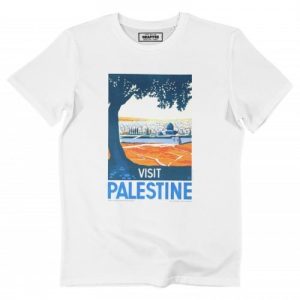 T-shirt Visit Palestine – Tshirt Pub Vintage pour la Palestine
