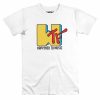 T-shirt WTF Happened To Music – Logo MTV Detourne  Grafitee