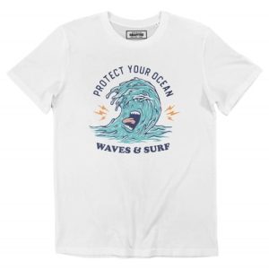 T-shirt Waves & Surf Main Hurlante Vague