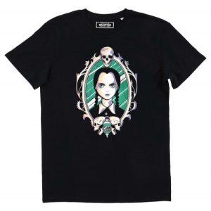 T-shirt Wednesday Addams – Personnage Gothique Mercredi  Grafitee