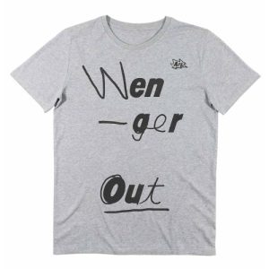 T-shirt Wenger Enough – Tee-shirt Humour Arsene Wenger  Grafitee