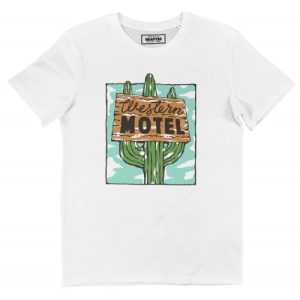 T-shirt Western Motel – Cactus Route 66 et Desert Am�ricain  Grafitee