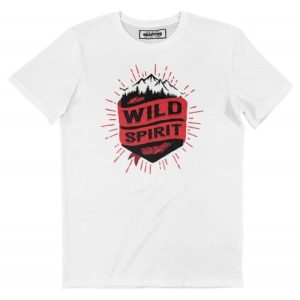 T-shirt Wild Spirit – Tshirt Lettrage Vintage  Grafitee