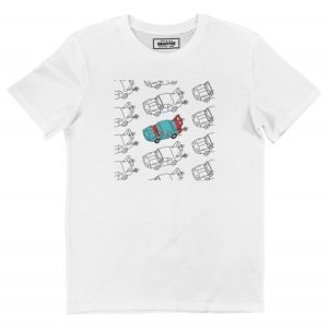 T-shirt Wingcar – Tshirt Illustration Voitures Aileron  Grafitee