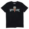 T-shirt With Love – Bouquet Tete de Morts Saint-Valentin  Grafitee