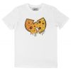 T-shirt Wu-Tang Pizza – Tshirt Logo Wu-Tang en Part de Pizza  Grafitee