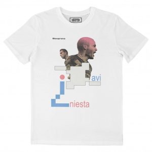 T-shirt Xavi & Iniesta – Tshirt Andres Iniesta et Xavi Hernandez Grafitee
