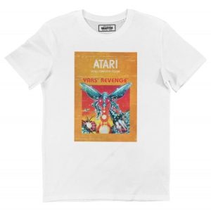 T-shirt Yar’s Revenge – Tee-shirt Jaquette Vintage Jeu Atari  Grafitee