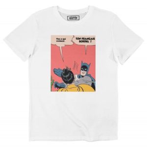 T-shirt Y’en a qui Croivent – Tee-shirt Meme Batman Slap  Grafitee