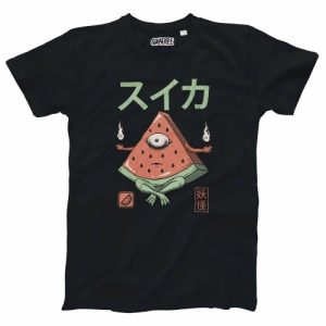 T-shirt Yokai Watermelon – Pasteque Esprit Japonais Grafitee