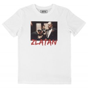 T-shirt Zlatan le Parrain – Tshirt Ibrahimovic x Marlon Bando Grafitee