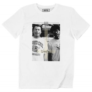 T-shirt Zombie Fiction – Tee-shirt Parodie Pulp Fiction  Grafitee