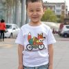 T-shirt enfant Rolling Fox Renard en Velo