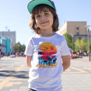 T-shirt enfant Walk On  Bataille Scarif Beach Rogue One