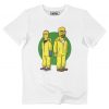 Teeshirt Breaking Bad – Walt et Jesse en Simpsons  Grafitee