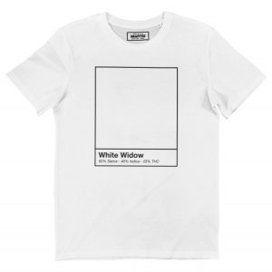 Tshirt White Widow – Tshirt Cannabis x Pantone Color  Grafitee