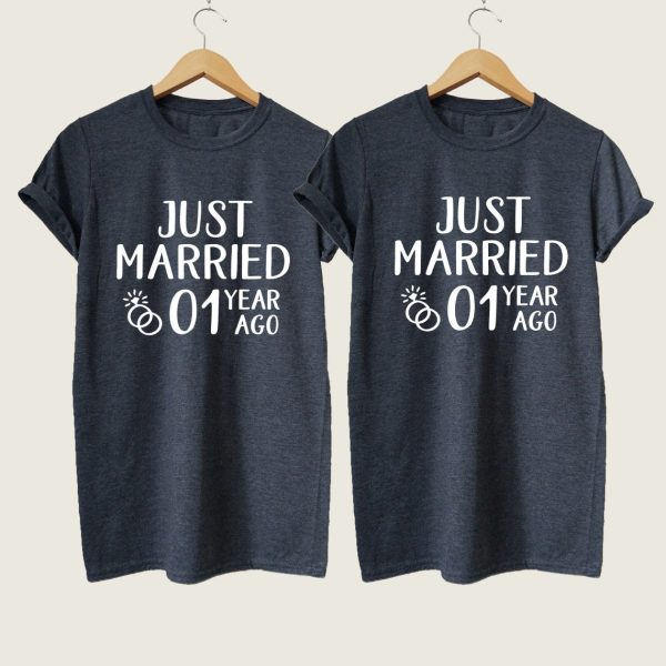1 Year Wedding Anniversary Shirts for Couples – Apparel, Mug, Home Decor – Perfect Gift For Everyone