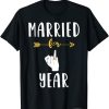 1st 1 year Wedding Anniversary Gift Married Husband Wife T-Shirt – Apparel, Mug, Home Decor – Perfect Gift For Everyone