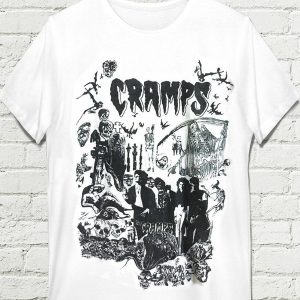 80s Band The Cramps Unisex T-shirt Concert Tour Shirt Best Fans Gifts – Apparel, Mug, Home Decor – Perfect Gift For Everyone