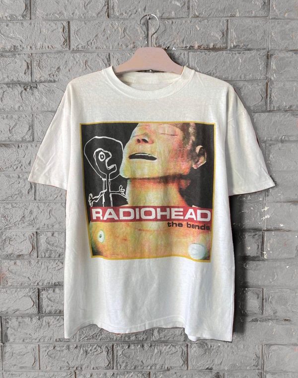 Alternative Rock Band Radiohead The Bends Album Cover T-shirt Gift For Fans – Apparel, Mug, Home Decor – Perfect Gift For Everyone