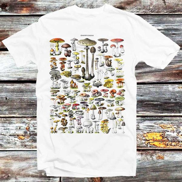 Casual Style Mushrooms Botanical T-shirt For Family Friends – Apparel, Mug, Home Decor – Perfect Gift For Everyone