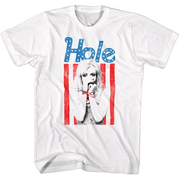 Courtney Love Hole Band White T Shirt For Women – Apparel, Mug, Home Decor – Perfect Gift For Everyone