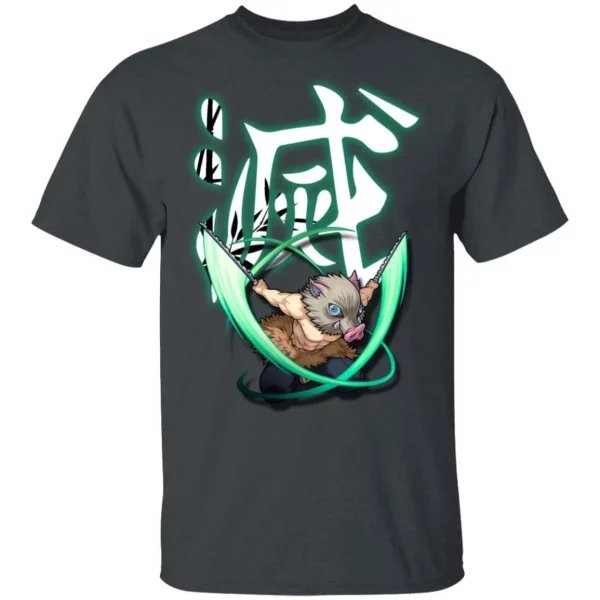 Demon Slayer Kisatsutai Inosuke Shirt Kimetsu No Yaiba Tee  All Day Tee