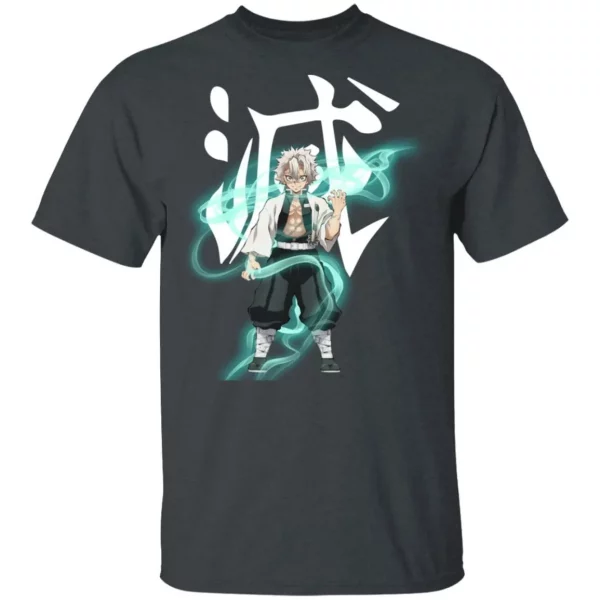 Demon Slayer Kisatsutai Sanemi Shinazugawa Shirt Kimetsu No Yaiba Tee  All Day Tee