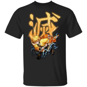 Demon Slayer Kisatsutai Zenitsu Shirt Kimetsu No Yaiba Tee All Day Tee 2 Demon Slayer Kisatsutai Zenitsu Shirt Kimetsu No Yaiba Tee All Day Tee 3