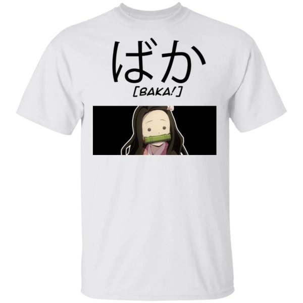 Demon Slayer Nezuko Baka Shirt Kimetsu No Yaiba Tee  All Day Tee