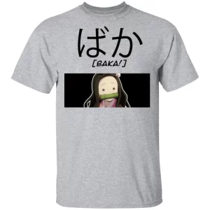 Demon Slayer Nezuko Baka Shirt Kimetsu No Yaiba Tee All Day Tee 3 Demon Slayer Nezuko Baka Shirt Kimetsu No Yaiba Tee All Day Tee 4